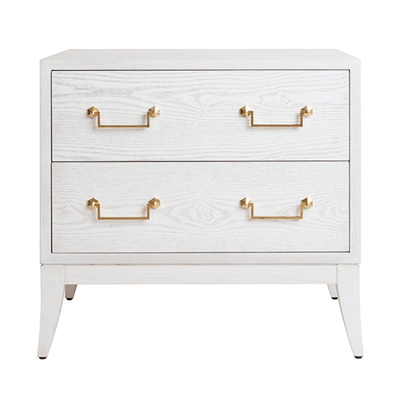 Worlds Away Kenna Drawer Side Table