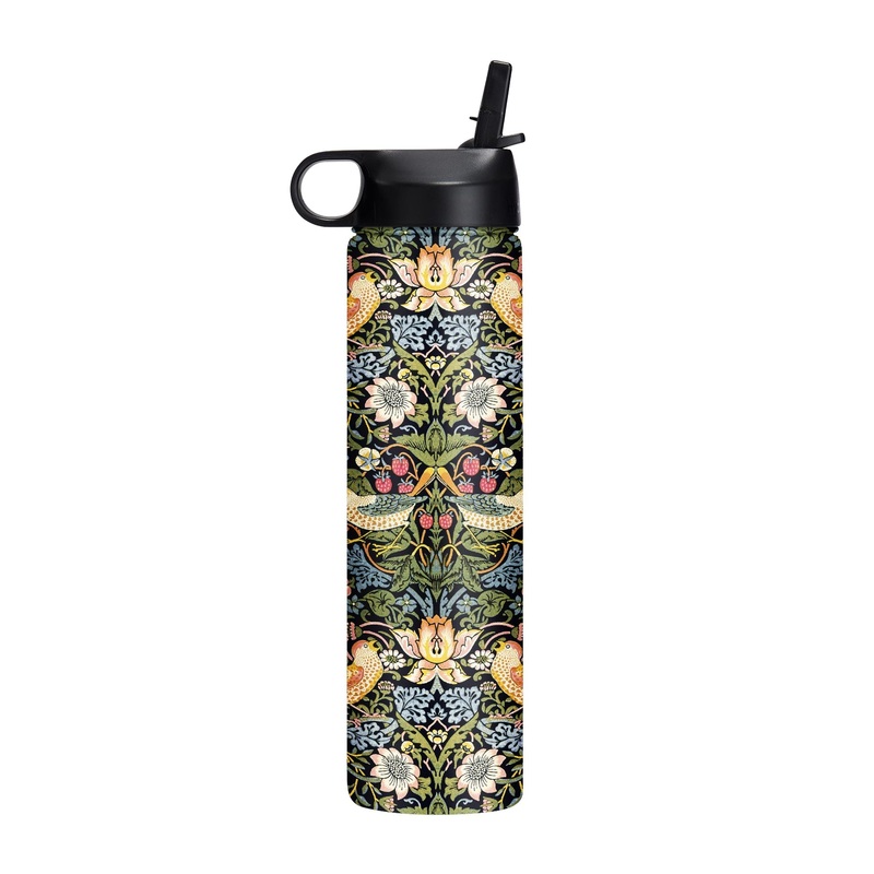 Water Bottle 24oz – Wm Morris “Strawberry Thief”