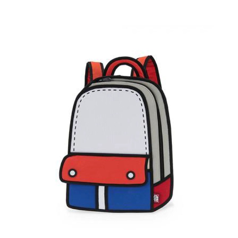 2D Backpack ADVENTURE Red