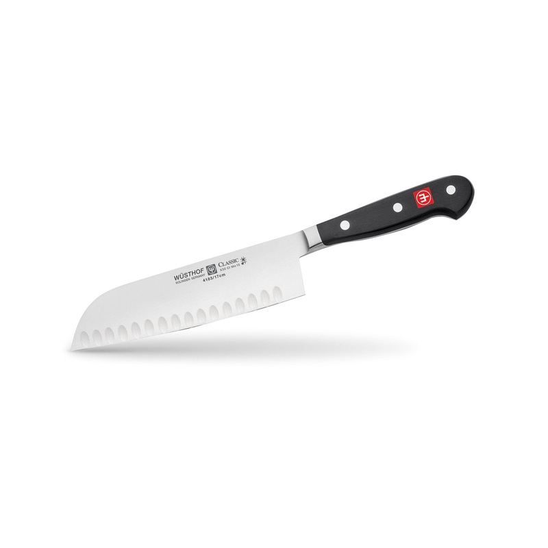 Wusthof Classic 7 Inch Santoku, Hollow Edge