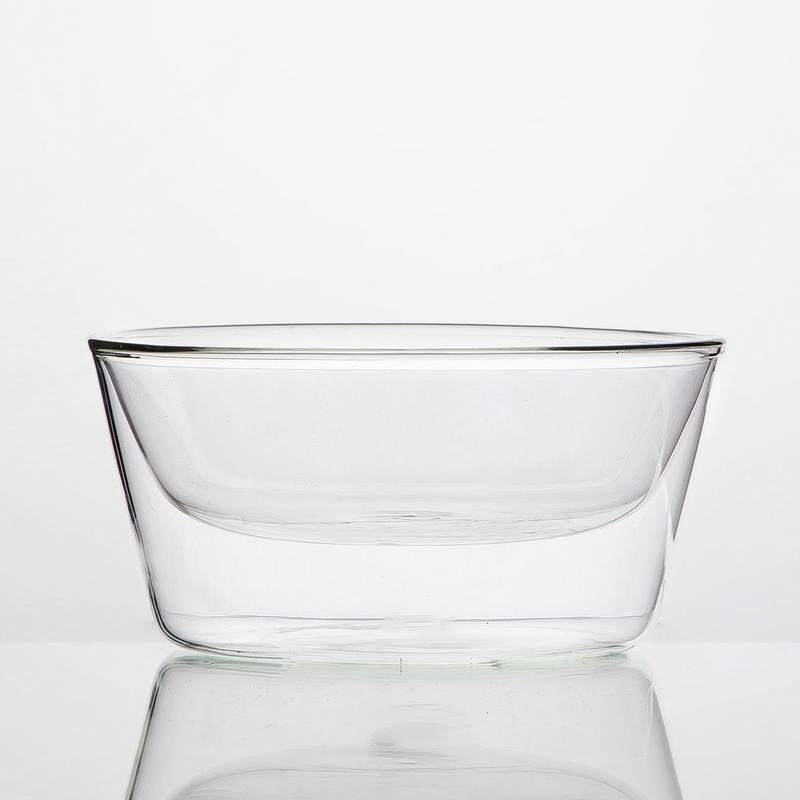 Zwiesel Kristallglas Transparent Jenaer Glass Serving Bowl Wide- Set of 2  Large