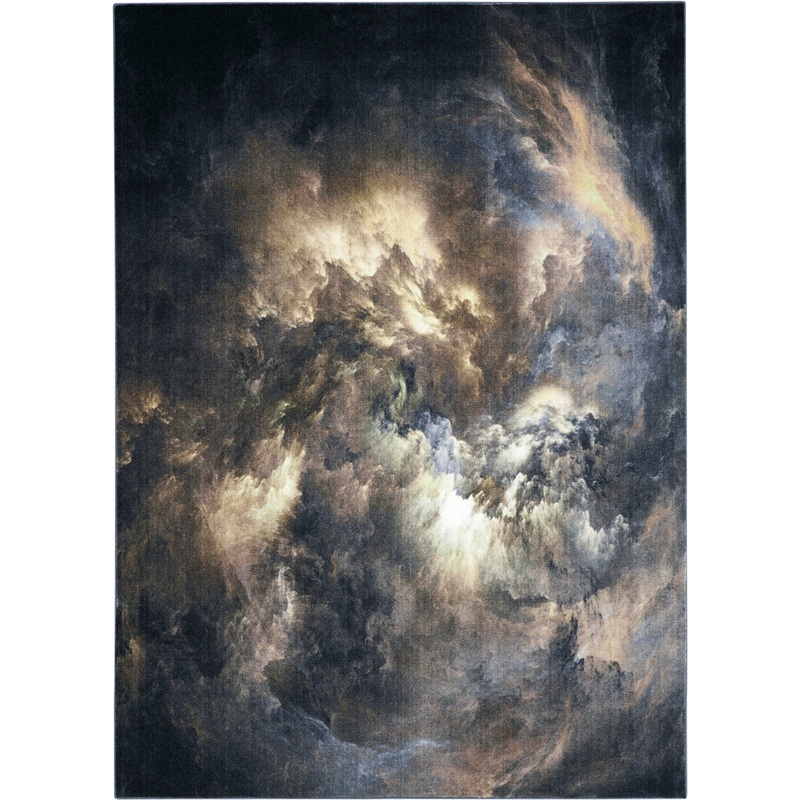 Nourison Le Reve 9′ x 12′ Chocolate/Multicolor Modern Indoor Rug