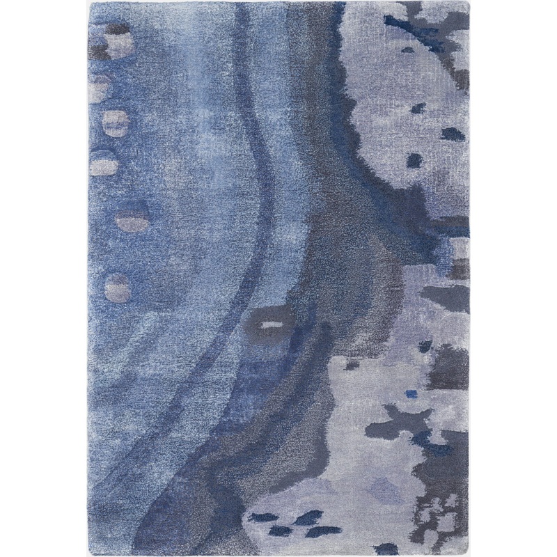 Nourison Prismatic 2′ x 3′ Blue Modern Indoor Rug