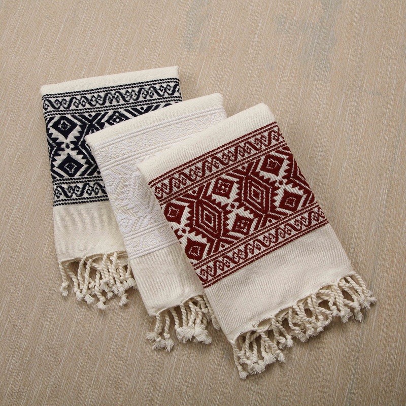 Cotton jacquard hand towel