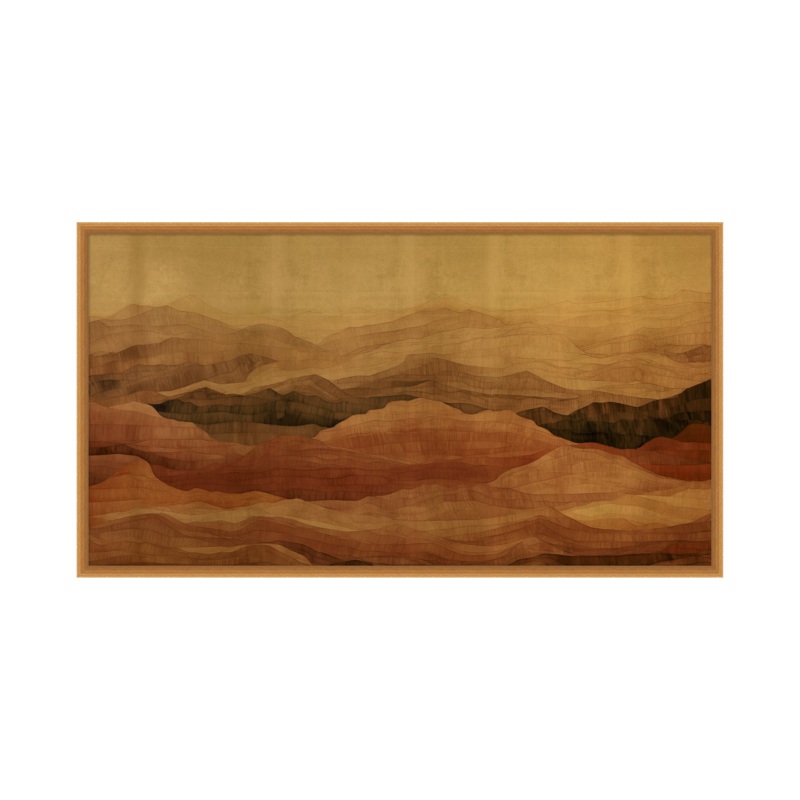 “Golden Dunes” Framed Art Print
