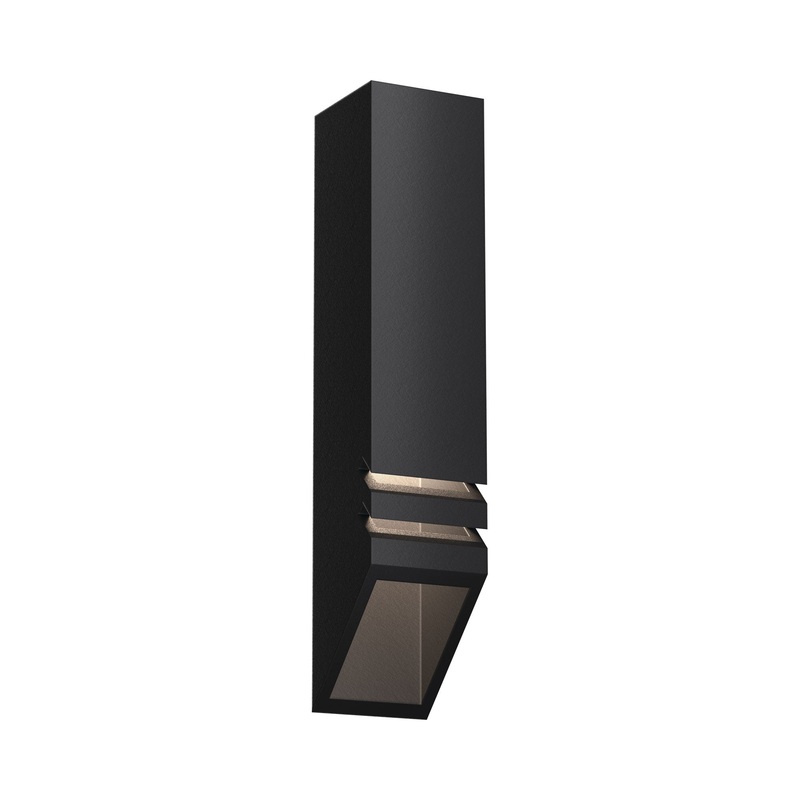 Louvered Outdoor Deck Wall Light