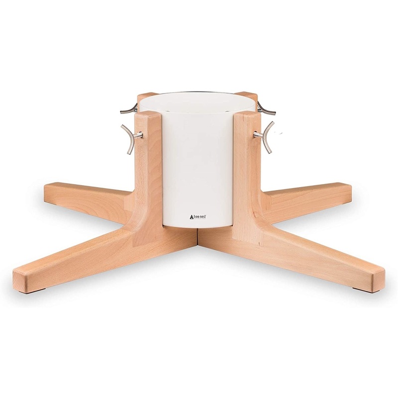 Tree Nest (#220675) Large White Rustic Christmas Tree Stand