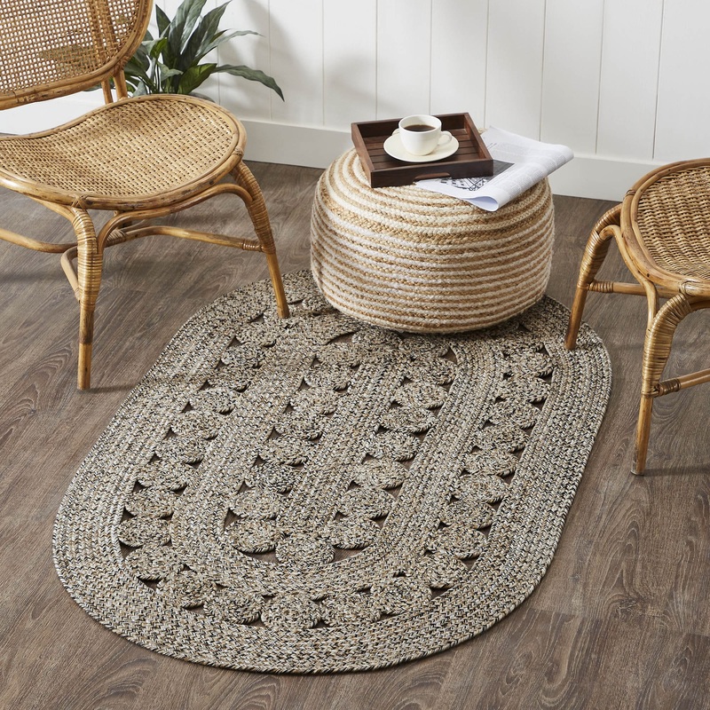 Celeste Blended Pebble Indoor/Outdoor Rug Oval 36×60