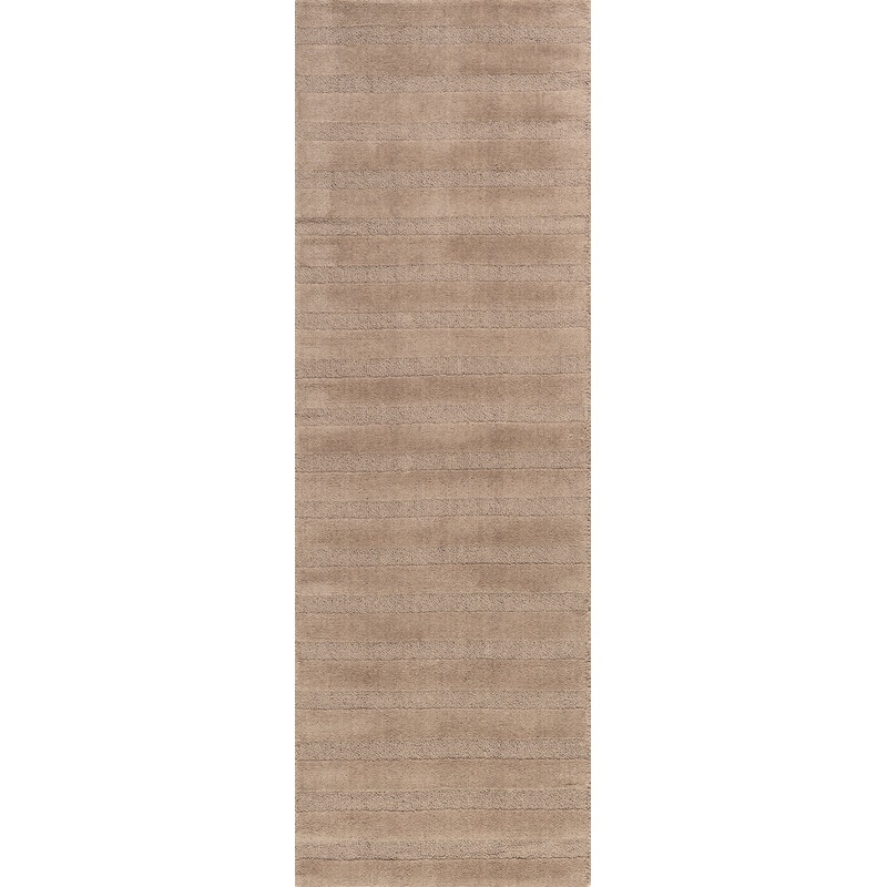 Vestry Striped Wool Rug | Brown