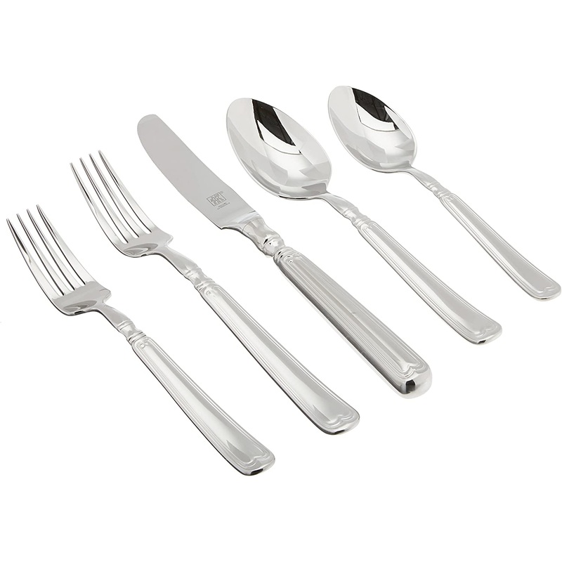 Zwilling Vintage 1876 45-Piece Flatware Set, Service for 8, Plus Hostess Serving Set
