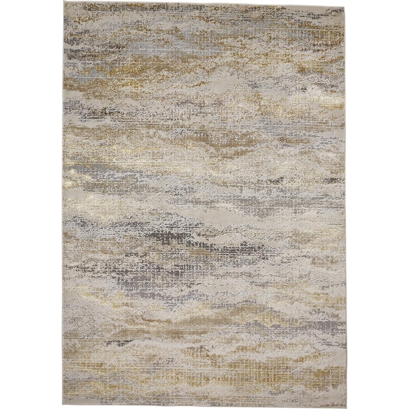 Aura 3735F Machine Made Synthetic Blend Indoor Area Rug by Feizy Rugs