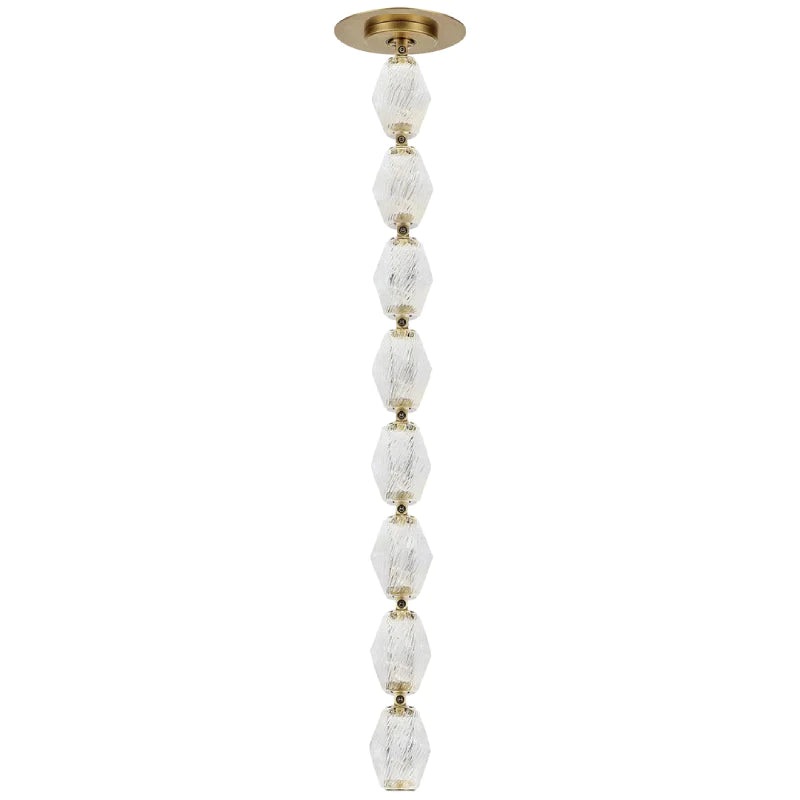 Visual Comfort 700CLR24 Collier 24 LED Pendant with Surface Mount Driver, 2700K