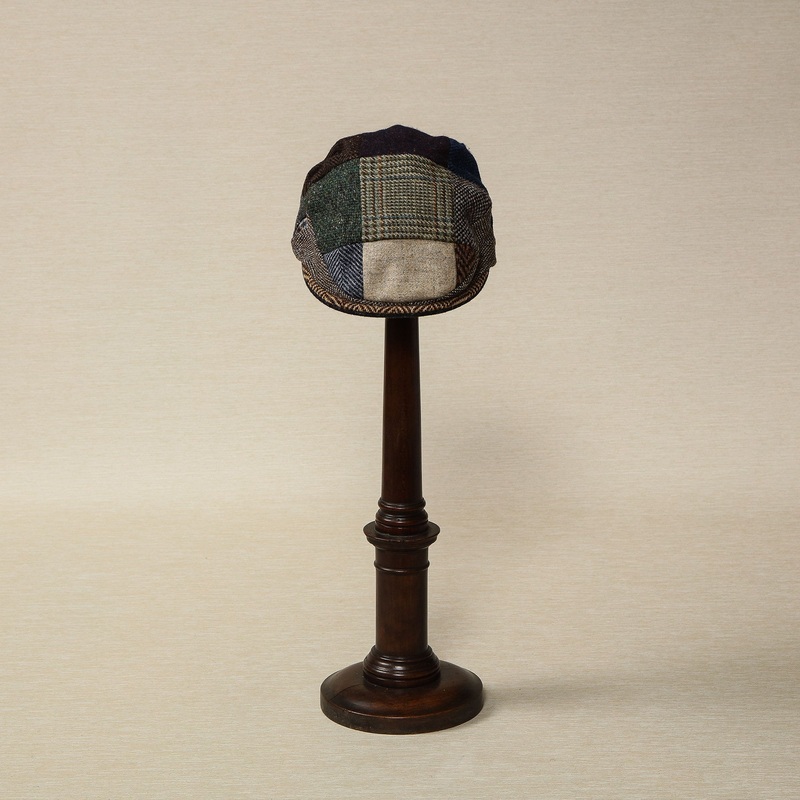 Children’s tweed patchwork cap