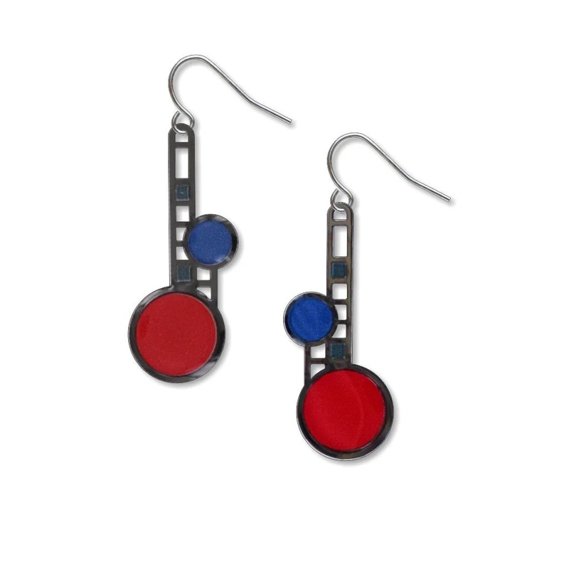 Art and Architectural Earrings Coonley Playhouse