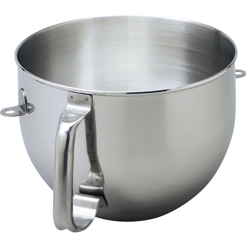 KitchenAid 6 Quart Bowl-Lift Polished Stainless Steel Bowl with Comfortable Handle