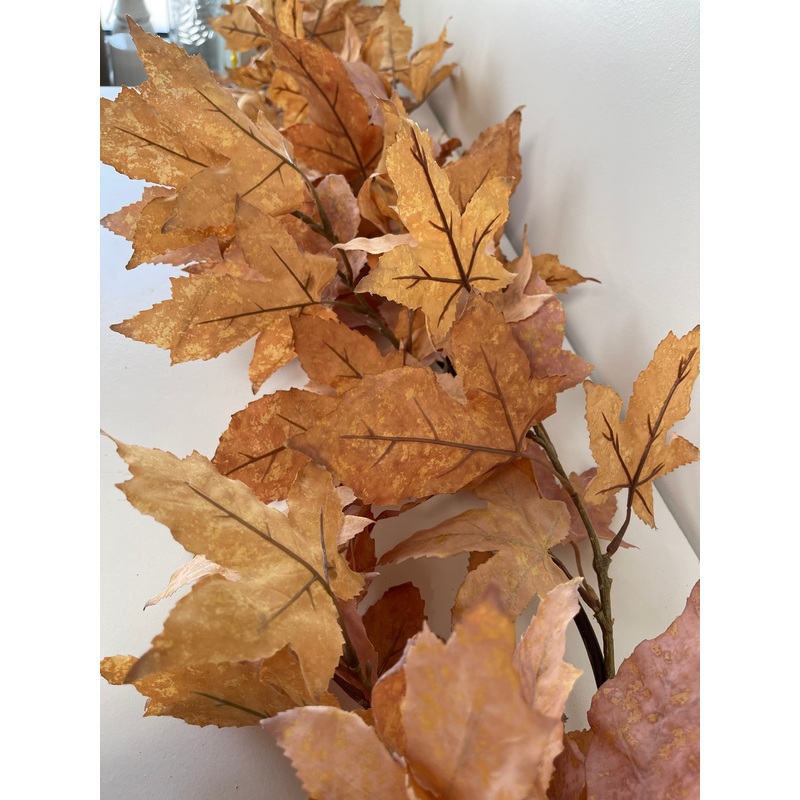 6′ Tan Maple Leaf Garland