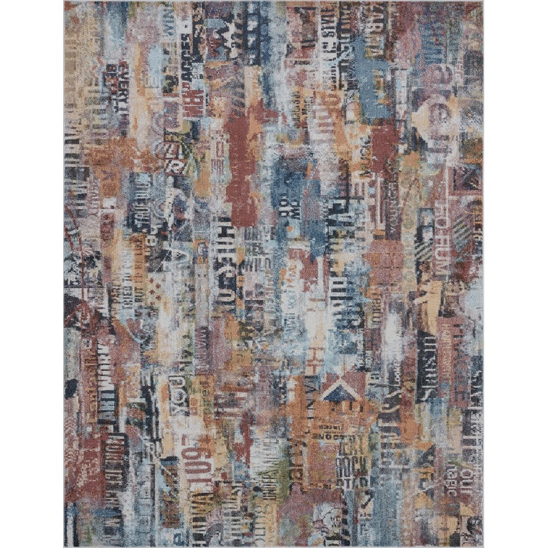 Reina-REI16 Cut Pile Synthetic Blend Indoor Area Rug by Tayse Rugs
