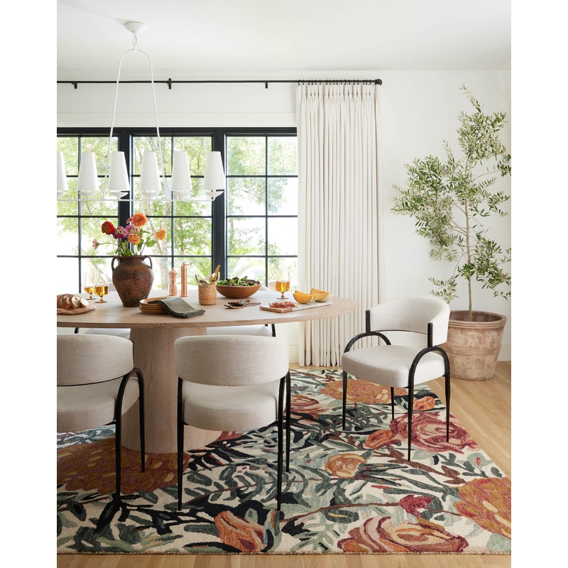 Loloi Belladonna Rug | Ivory / Lagoon