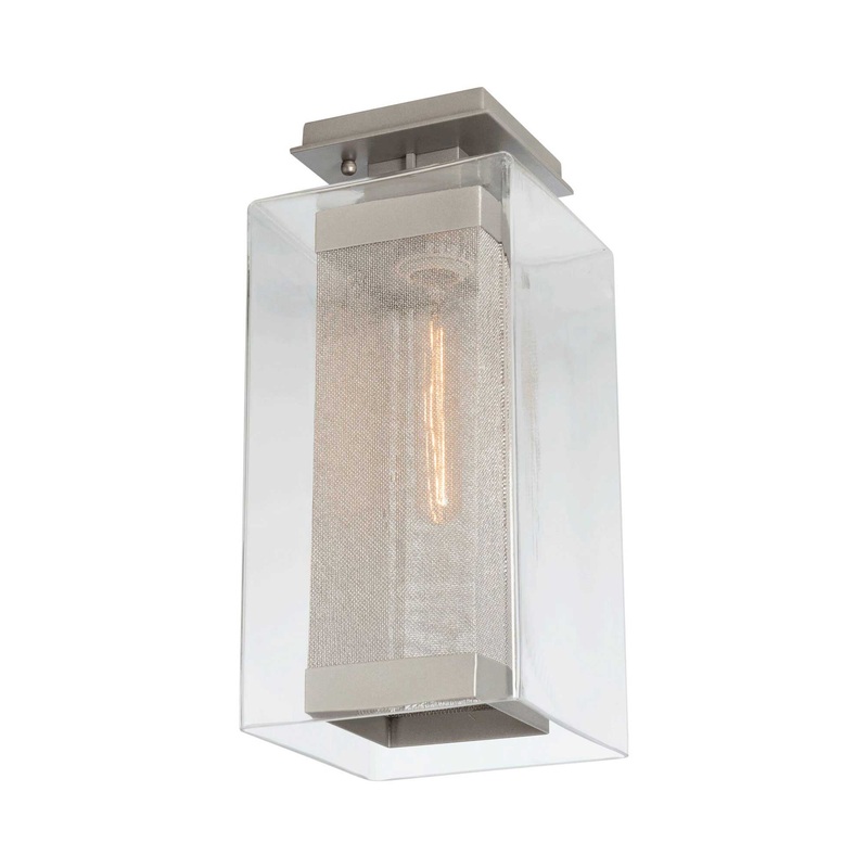Polaris Outdoor Semi-Flush Mount Ceiling Light