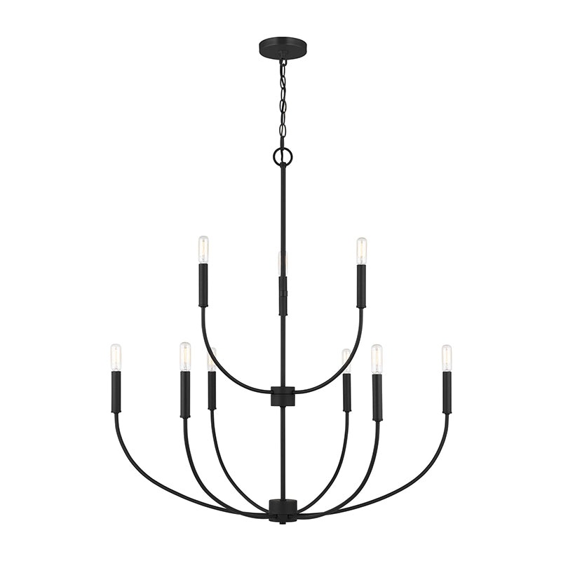 Visual Comfort 3167109EN Greenwich 9-lt 32″ LED Chandelier