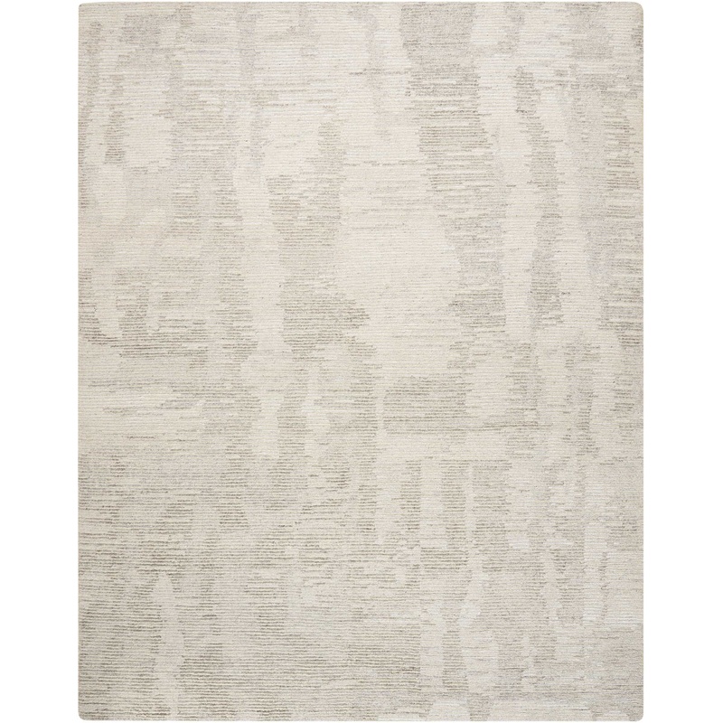 Nourison Ellora 7’9″ x 9’9″ Ivory/Grey Modern Indoor Rug