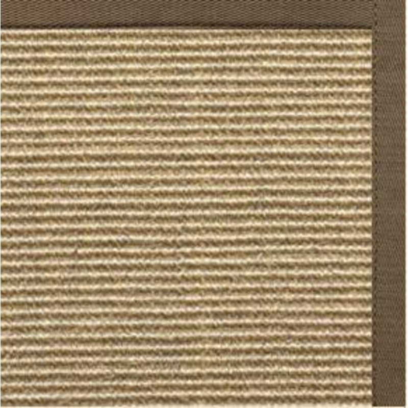 Bone Sisal Rug with Eucalyptus Cotton Border