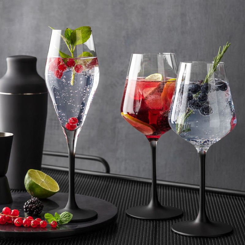 Villeroy & Boch Manufacture Rock Stemware Set of 4