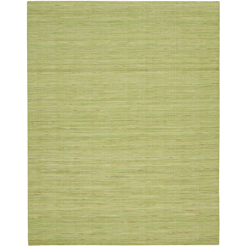 Nourison Interweave 8′ x 10′ Green Modern Indoor Rug