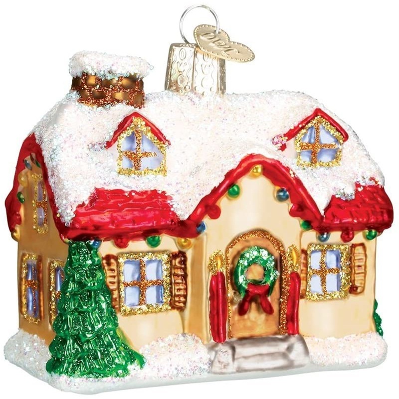 Old World Christmas Glass Blown Holiday Home Ornament