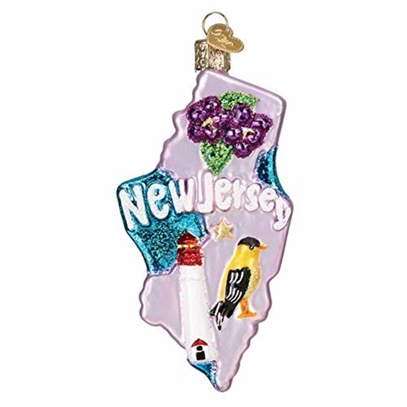 Old World Christmas: State of New Jersey Glass Blown Ornament