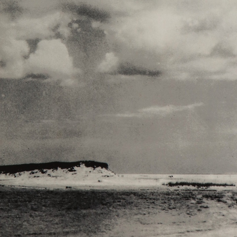 Clouds over the ocean print