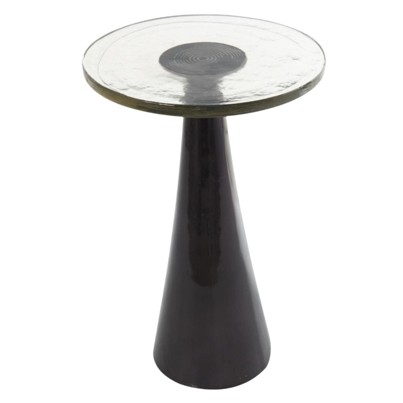 Accent Table – Black Aluminum
