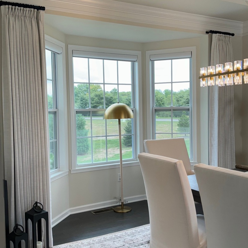Annie Blackout Flame Retardant Curtains & Drapes French Pleated