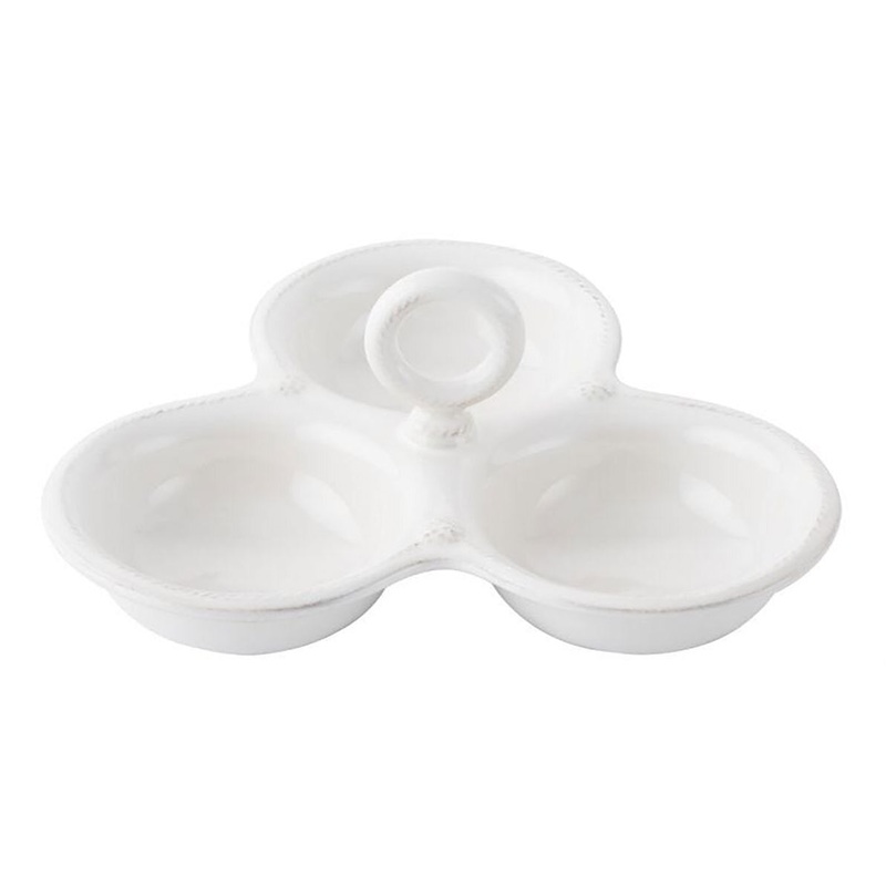 Juliska Berry & Thread Triple Bowl Server – Whitewash
