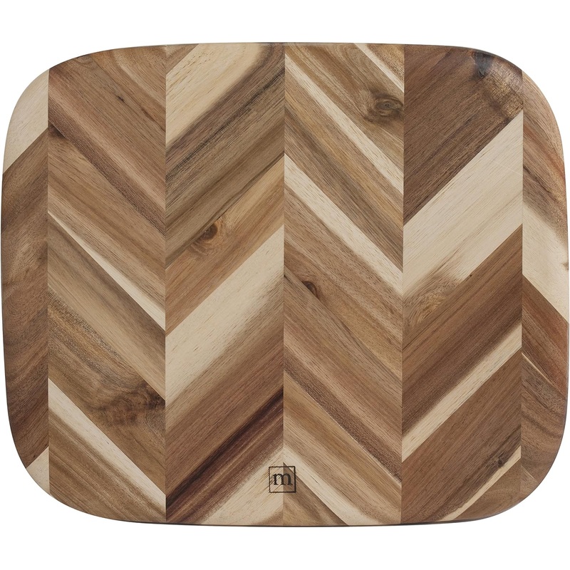 Madeira Acacia Herringbone Cutting Board, 12.5″ x 14.5″