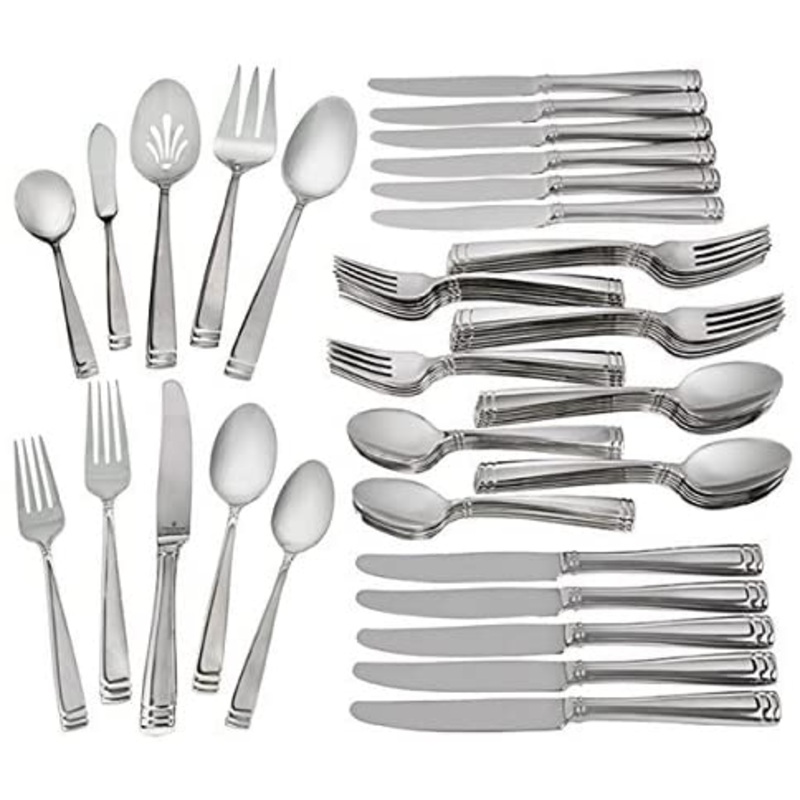 Waterford Conover 18/10 Stainless Steel 65-Piece Set, Service for 12
