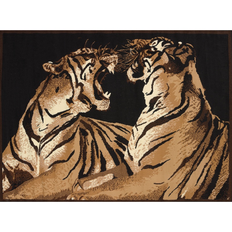 910-Double Tigers Synthetic Blend Indoor Area Rug by United Weavers
