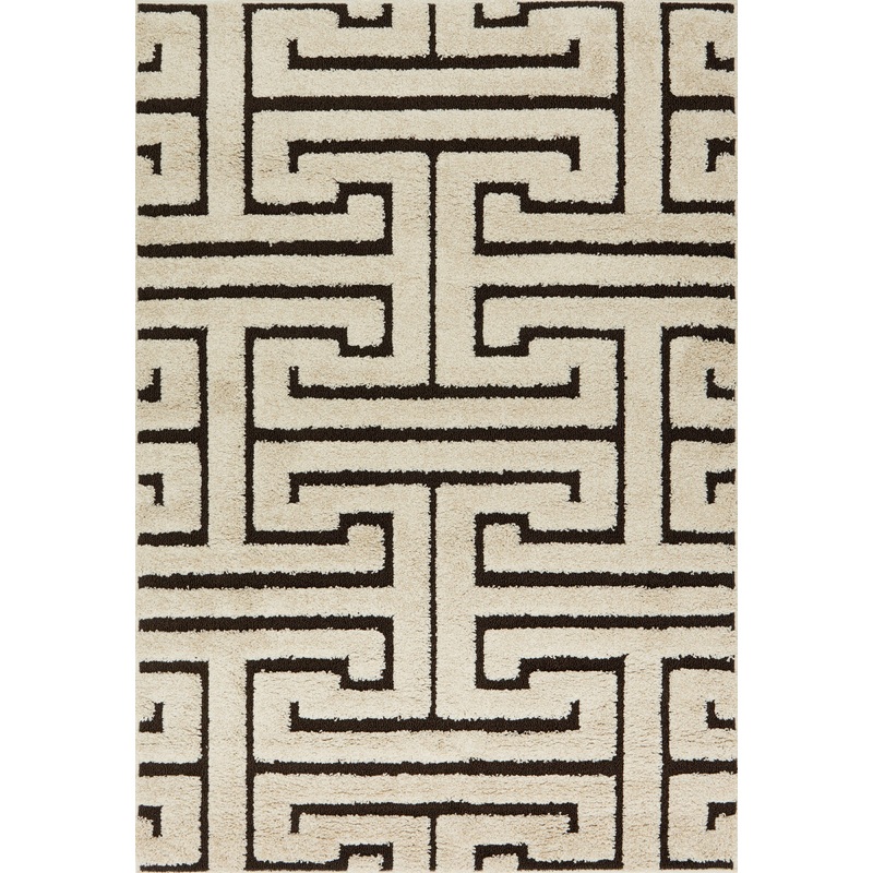 Loloi Enchant Rug | Ivory / Dark Brown