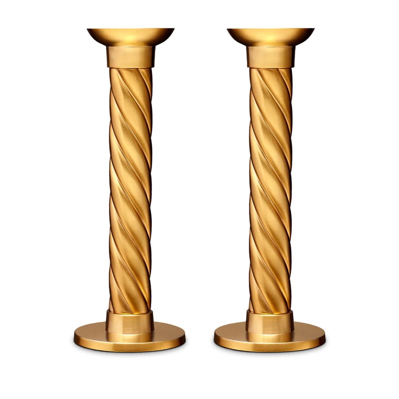 L’Objet Carrousel Gold Candlesticks, Set/2