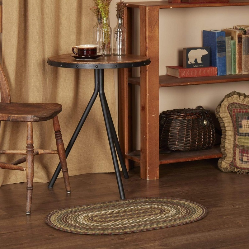 Tea Cabin Jute Rug Oval w/ Pad 20×30