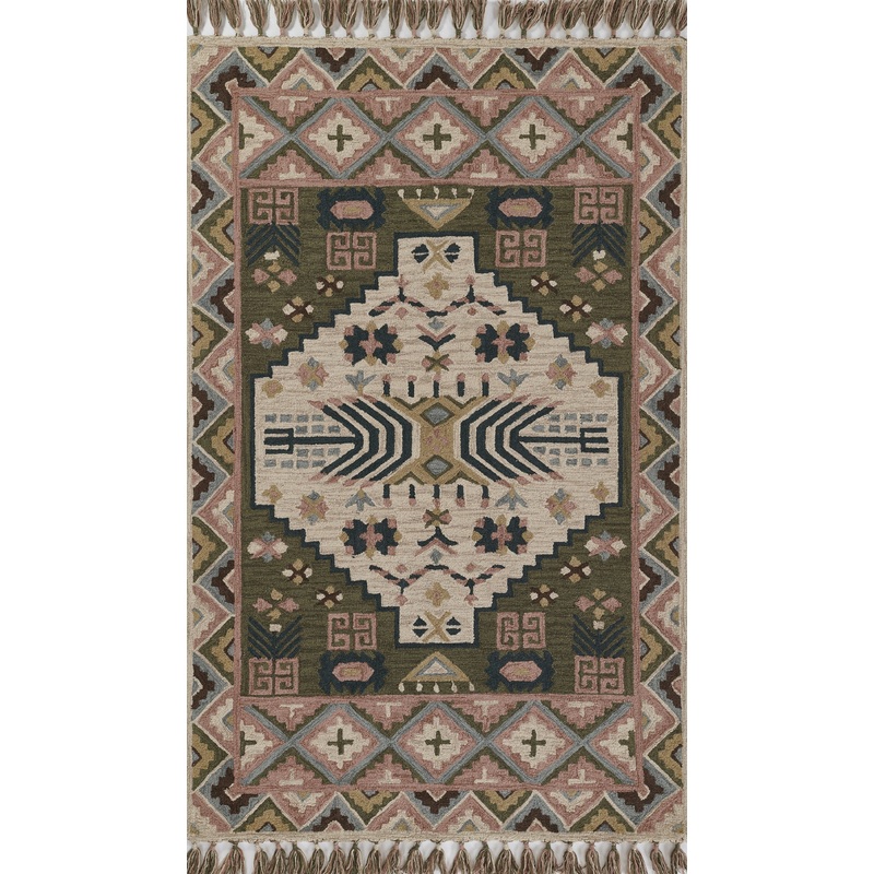 Momeni Tahoe Geometric Hand Tufted Transitional Rectangle Indoor Area Rug