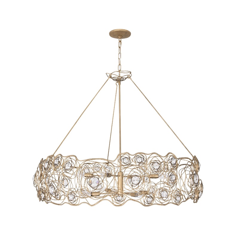 Varaluz 500C08 Ethereal Rose 8-lt 40″ Chandelier