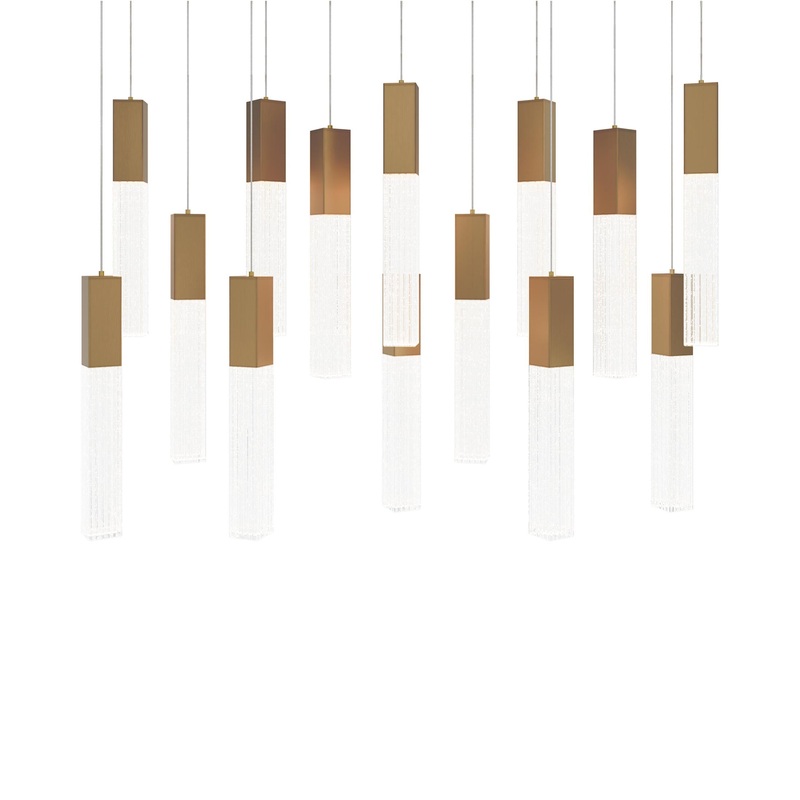 Cinema LED Linear Multi Light Pendant Light