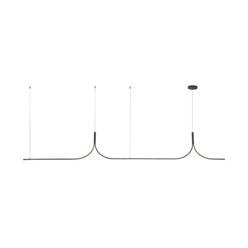 Kuzco LP17910 Thread 1-lt 10-ft LED Linear Pendant with Remote Driver