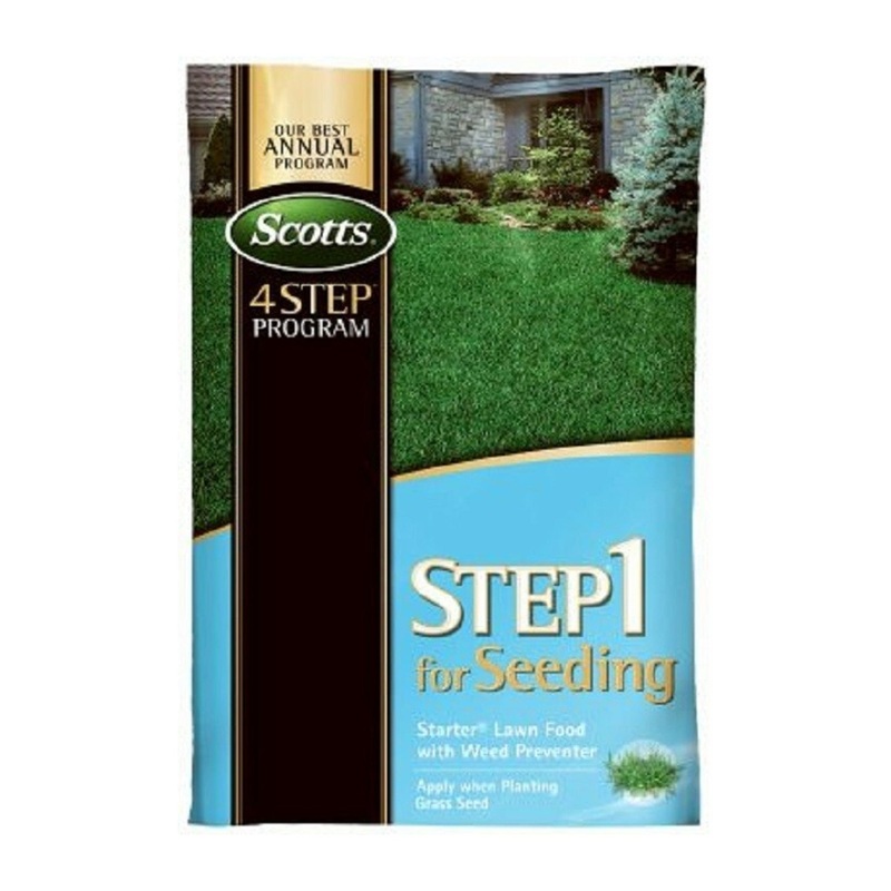 Scotts Step 1: Seeding Starter Lawn Food with Weed Preventer – 5000 sqft